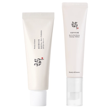 Beauty of Joseon - Sada Radiant Day Set - Očné sérum proti vráskam - 30 ml + Ľahký SPF 50+ krém - 50 ml