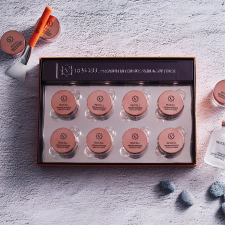 REVCELL - Premium Intensive Skin Activ Fiber Set - Spevňujúco-hydratačná sada na tvár - Nite - 8ks