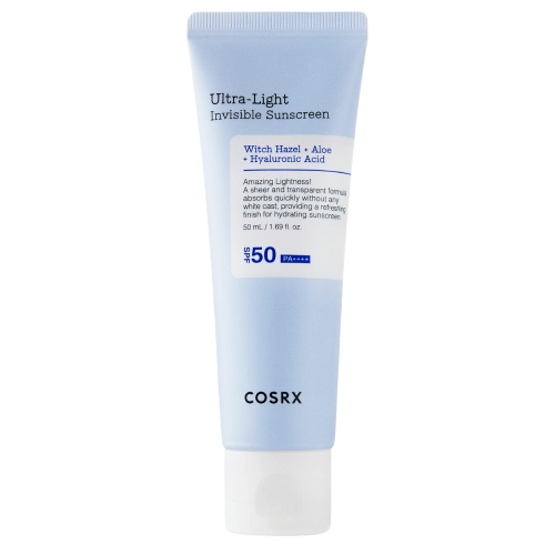 COSRX - Ultra - Light Invisible Sunscreen SPF50+/PA++++ - Ľahký hydratačný krém s opaľovacím filtrom - 50ml