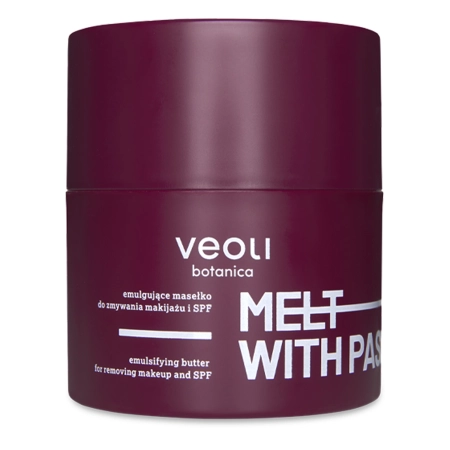 Veoli Botanica - Melt With Passion - Emulzné maslo na odličovanie make-upu a SPF - 40 g