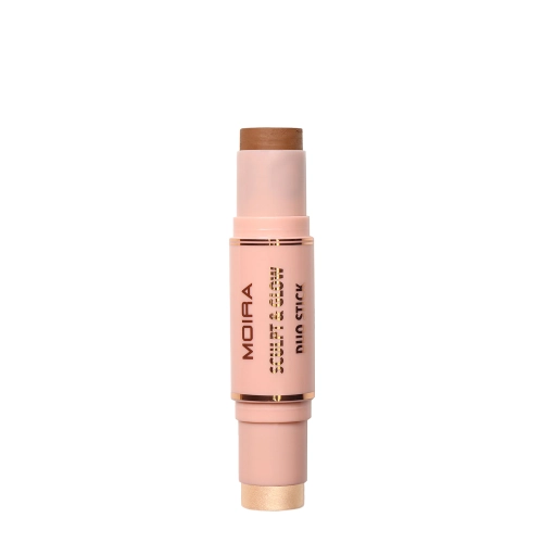 Moira - Sculpt & Glow Duo Stick - Kontúrovacia tyčinka - 400 Glowing Up! - 6g+5,2g