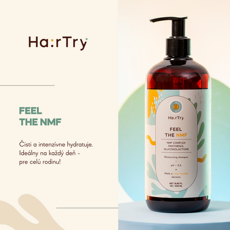 HairTry - Feel The NMF - Hydratačný šampón - 500ml