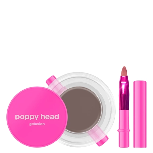 Poppy Head - Gelusion - Gélová linka na oči s kefkou - 02 Cafusion - 5g