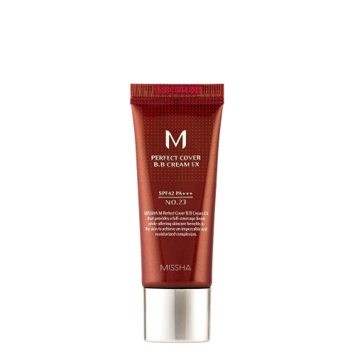 Missha - M Perfect Cover BB Cream SPF42/PA+++ - Krycí BB krém s UV filtrom - No.23 Natural Beige - 20ml