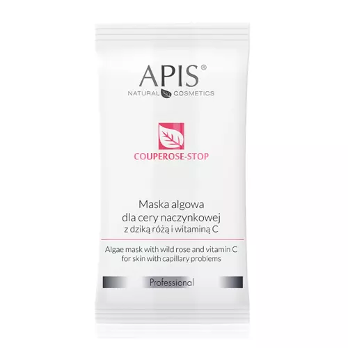 Apis - Professional - Couperose-Stop - Algae Mask with Wild Rose and Vitamin C for Skin with Capillary Problems - Alginátová maska so šípovou ružou a vitamínom C pro kuperóznu pleť - 20g