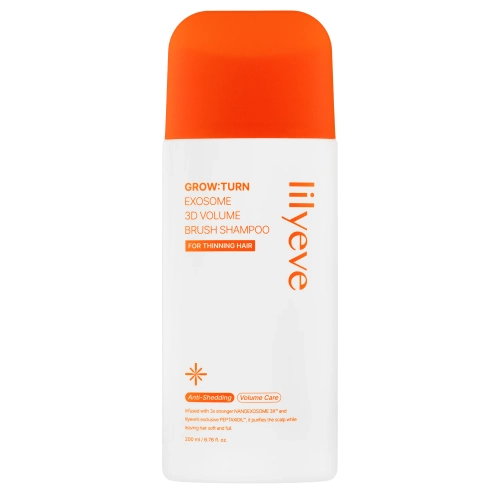lilyeve - Grow Turn 3D Volume Shampoo - Posilňujúci šampón na vlasy a pokožku hlavy - 200ml