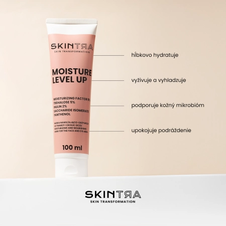 SkinTra - Moisture Level Up - Hydratačno-vyživujúca maska na tvár a očné okolie - 100 ml