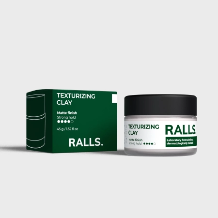Ralls - Texturizing Clay - Ílová pasta na vlasy - 45g/50ml