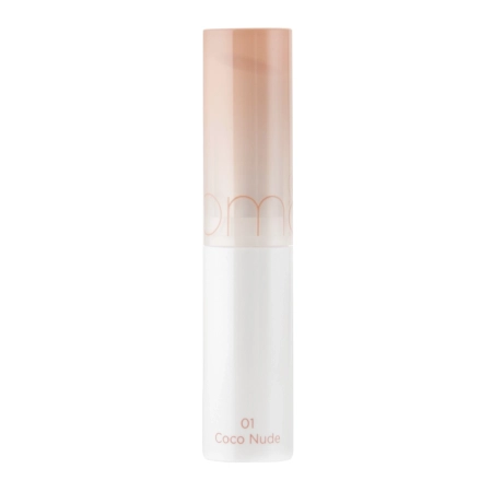 Rom&nd - Glasting Melting Balm - 01 Coco Nude - Lesklý balzam na pery - 3,5 g