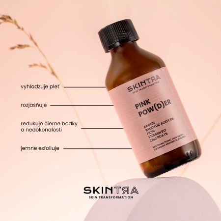 SkinTra - Pink Pow(d)er - Multifunkčný čistiaci enzymatický ílový prášok - 40g