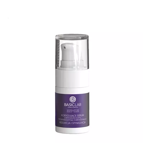BasicLab - Redukcia a stimulácia - Korekčné sérum s retinalom 0,07 %, fytosfingozínom a karnozínom 2,0 - 15 ml