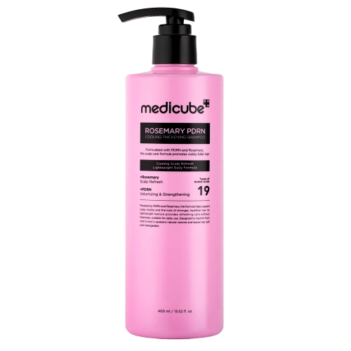 Medicube - Rosemary PDRN Cooling Thickening Shampoo - Šampón proti vypadávaniu vlasov - 400ml