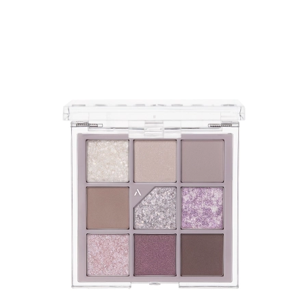 Unleashia - Glitterpedia Eye Palette - Paleta vegánskych očných tieňov - 4 All of Lavender Fog - 6,6g