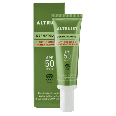 Altruist - Anti-Redness & Pigmentation SPF50 Light - Vodeodolný krém SPF 50 na redukciu začervenania a sfarbenia - 30ml