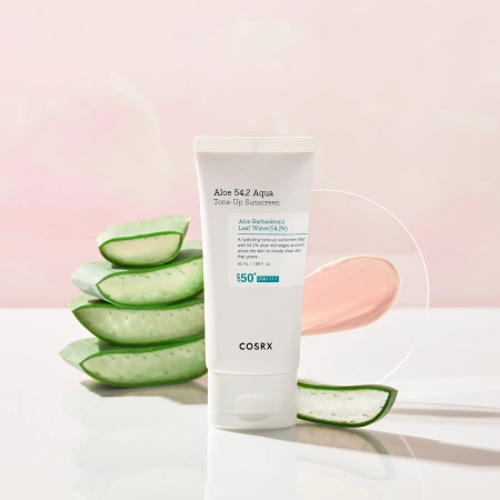 Cosrx - Aloe 54.2 Aqua Tone-Up Sunscreen SPF50+/PA++++ - Hydratačný SPF krém - 50 ml