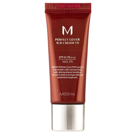 Missha - M Perfect Cover BB Cream SPF42/PA+++ - No. 25 Warm Beige - Krycí BB krém s UV filtrom - 20ml
