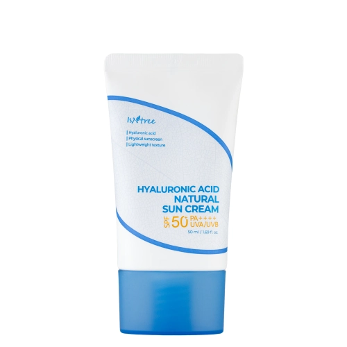 Isntree - Hyaluronic Acid Natural Sun Cream SPF50+/PA++++ - Krém s minerálnym filtrom - 50ml