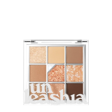 Unleashia - Glitterpedia Eye Palette - Paleta vegánskych očných tieňov - 2 All of Brown - 6,6g