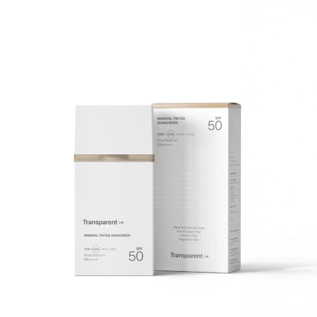 Transparent Lab - Mineral Tinted Sunscreen Medium - Minerálny opaľovací krém s filtrom SPF50 - 100ml