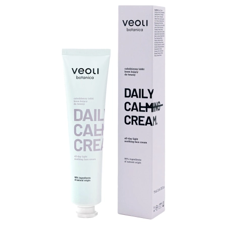 Veoli Botanica - Daily Calming Cream - Každodenný ľahký upokojujúci krém na tvár - 75ml