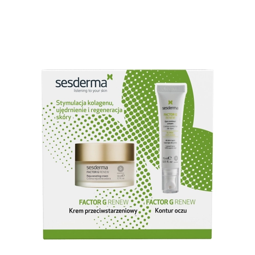 sesderma - Factor G Set - Regeneračná a spevňujúca sada produktov - Krém 50ml + Očný krém 15ml