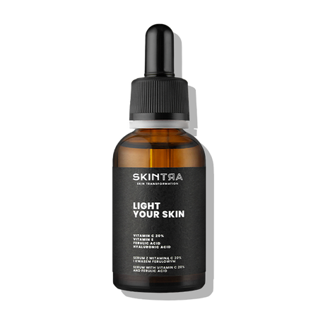 SkinTra - Light Your Skin - Sérum s 20% vitamínom C a kyselinou ferulovou - 30ml