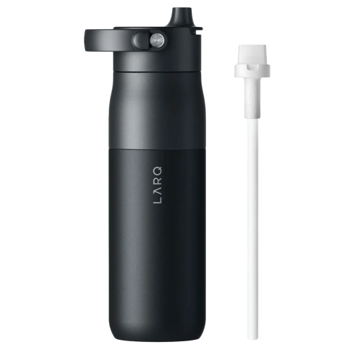 LARQ - Bottle Swig Top - Termická fľaša so slamkou - Obsidian Black - 1L