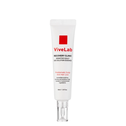 ViveLab - Recovery Clinic Sensitive Scalp SOS Solution Essence - Regeneračno-upokojujúce sérum na pokožku hlavy - 40ml