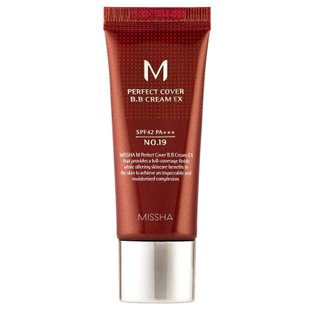 Missha - M Perfect Cover BB Cream SPF42/PA+++ - Krycí BB krém - No.19 Cool Ivory - 20ml