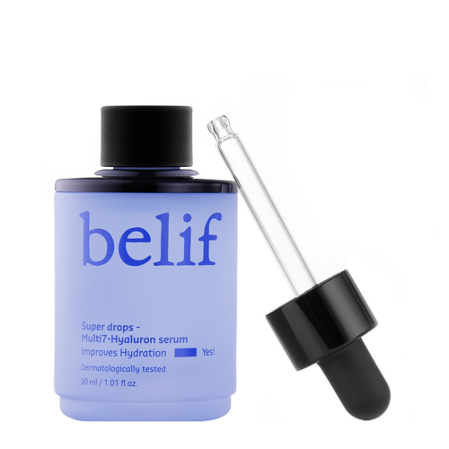 Belif - Super Drops Multi7 Hyaluron Serum - Hydratačné sérum na tvár - 30ml