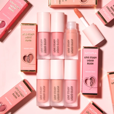Moira - Love Steady Liquid Blush - Krémová lícenka - 006 Idealy - 4,8g