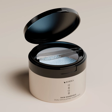 KORIKA - Skin Essentials Dual Exfoliating Toner Pads - Exfoliačné tampóny na tvár - 20ks