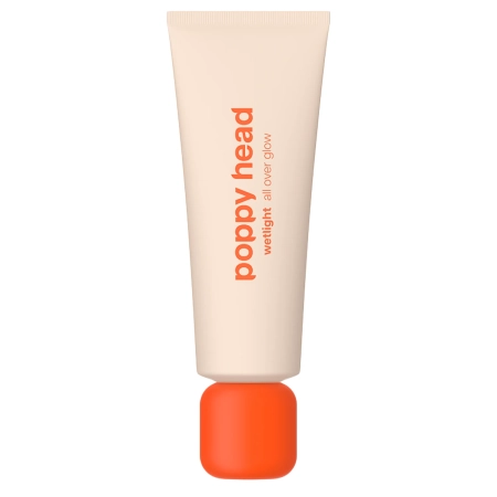 Poppy Head - Wetlight All Over Glow - Tekutý rozjasňovač na telo a tvár - 01 Glowsecco - 50ml