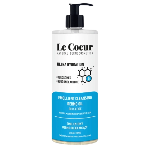 Le Coeur - Ultra Hydration - Emolientový Olej na Umývanie Tela a Tvárí - 700ml