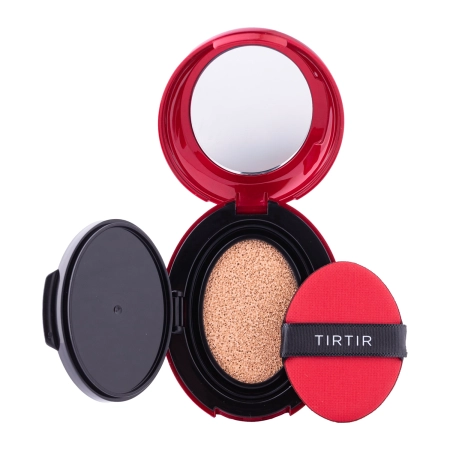 TIRTIR - Mask Fit Red Cushion - 17N Vanilla - Dlhotrvajúci make-up na tvár v hubke - MINI - 4,5 g