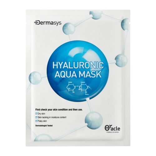 Dr.Oracle - DERMASYS Hyaluronic Aqua Mask - Hydratačná plátienková maska s kyselinou hyalurónovou a aloe vera - 1ks/25g