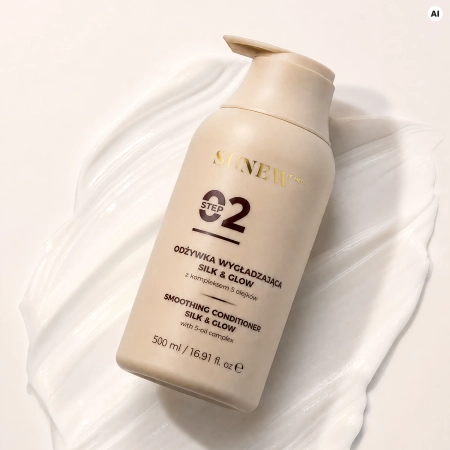 SunewMed+ - Silk&Glow Smoothing Conditioner - Kondicionér s vyhladzujúcim účinkom s komplexom 5 olejov - 500ml