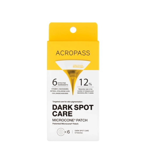 AcroPass - Dark Spot Care Microcone Patch - Rozjasňujúce náplasti s mikroihličkami - 6ks