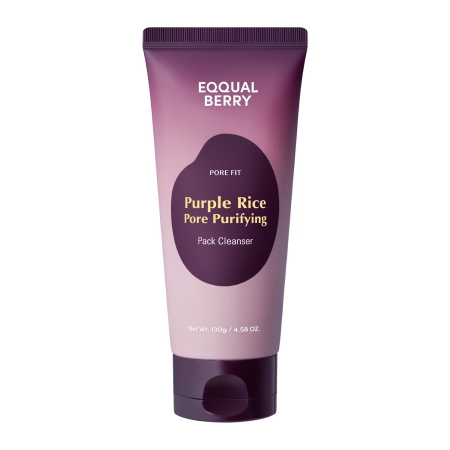 EQQUALBERRY - Purple Rice Pore Purifying Pack Cleanser - Čistiaca pasta na umývanie tváre - 130g