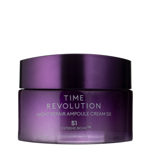 MISSHA - Time Revolution Night Repair Probio Ampoule Cream - Intenzívne spevňujúci nočný krém s probiotikami - 50ml