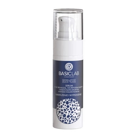BasicLab - Esteticus - Sérum s 15% trehalózy, 10% peptidom a kyselinou hyalurónovou - 30ml