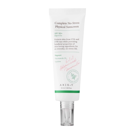 Axis-y - Complete No-Stress Physical Sunscreen SPF50+/PA++++ - SPF krém s minerálnymi filtrami - 50 ml