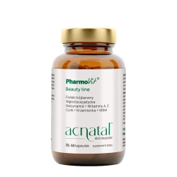 Pharmovit - Acnatal Skin Booster - Doplnok stravy na podporu boja proti akné - Kapsule - 60ks