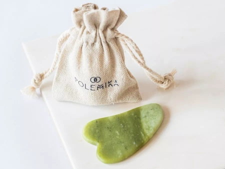 Polemika - Jadeitová dostička Gua Sha na masáž tváre a krku