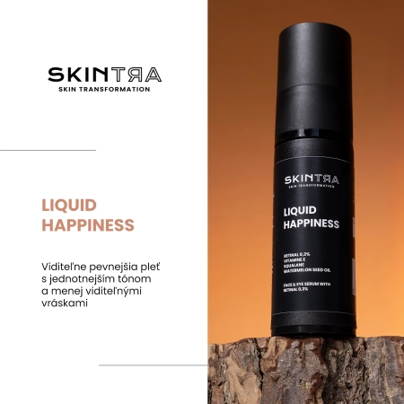 SkinTra - Liquid Happiness - Sérum s 0,3% retinalom na tvár a pod oči - 30ml