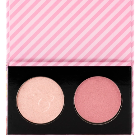 KIKO Milano - Candy Crush Mega Blush and Highlighter Duo - Duo na tvár - Lícenka a rozjasňovač - 01 Beaming Bliss - 5g