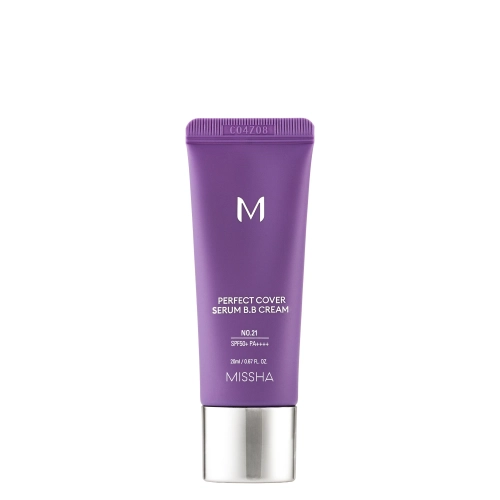 Missha - M Perfect Cover Serum BB Cream SPF50+/PA++++ - Krycí BB krém - sérum - No.21 Light Beige - 20ml
