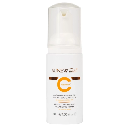 SunewMed+ - Aktívna pena na čistenie tváre a odličovanie očí - 40ml