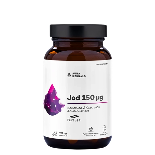 Aura Herbals - PureSea - Jód 150 μg - Kapsuly - 90 ks