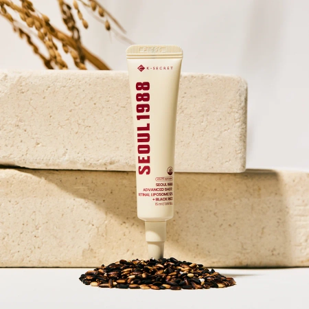 K-SECRET - SEOUL 1988 Advanced Shot : Retinal Liposome 12% + Black Rice - Sérum proti vráskam s retinalom - 15ml